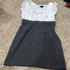 BCX Gray Pencil Skirt Knee-Length Work
